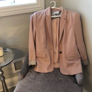 Blush colored blazer